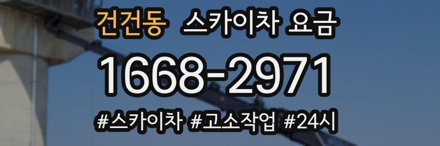 건건동 스카이차 요금