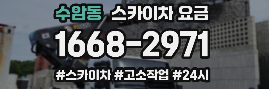수암동 스카이차 요금