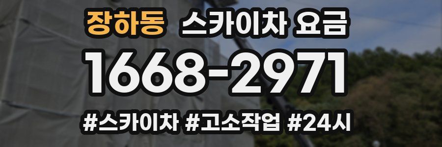 장하동 스카이차 요금