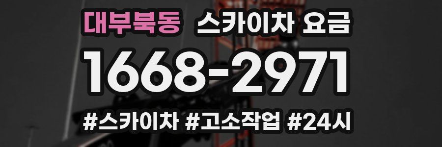 대부북동 스카이차 요금