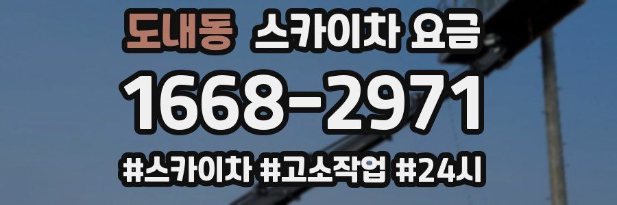 도내동 스카이차 요금