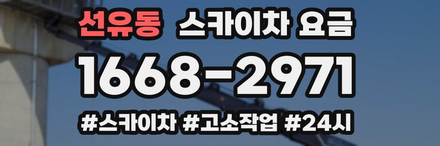 선유동 스카이차 요금