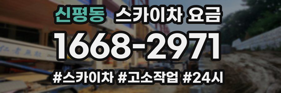 신평동 스카이차 요금