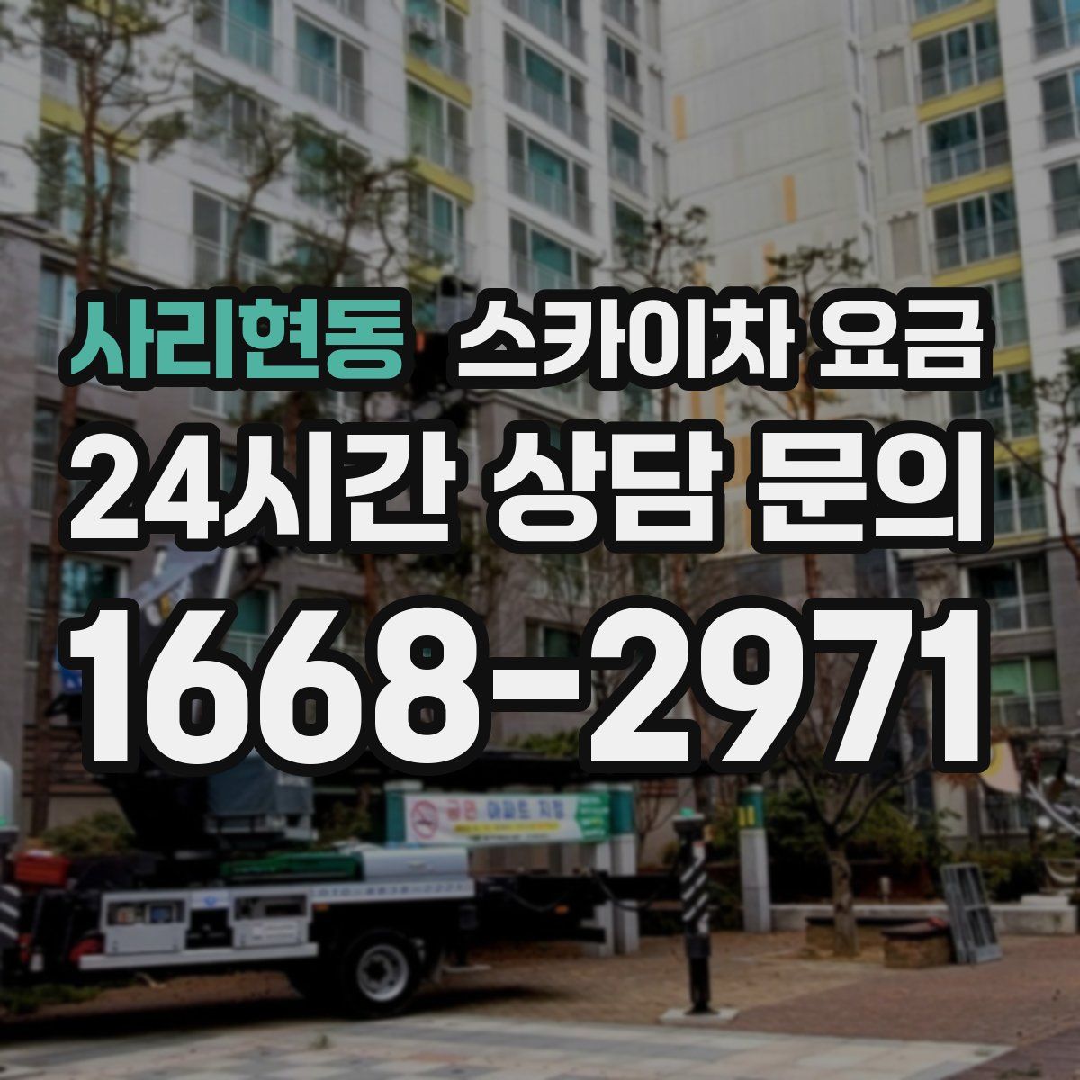 사리현동 스카이차 요금