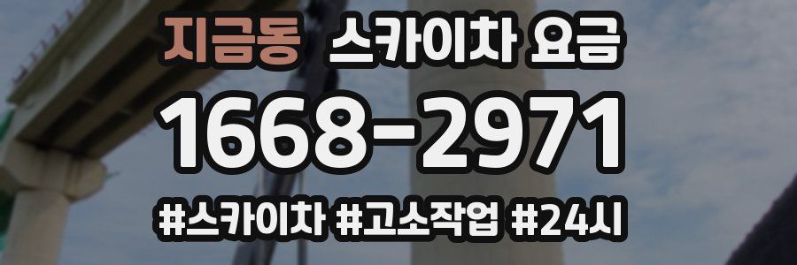 지금동 스카이차 요금