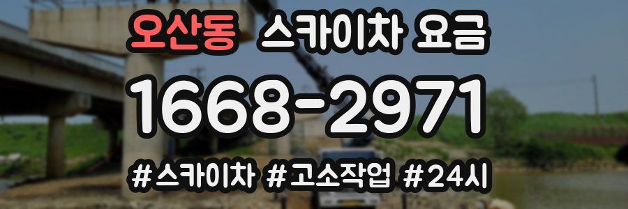 오산동 스카이차 요금