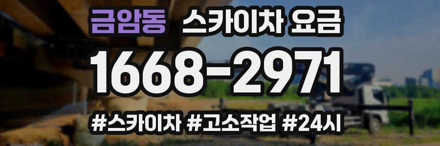 금암동 스카이차 요금