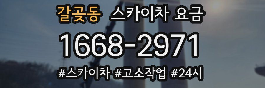 갈곶동 스카이차 요금