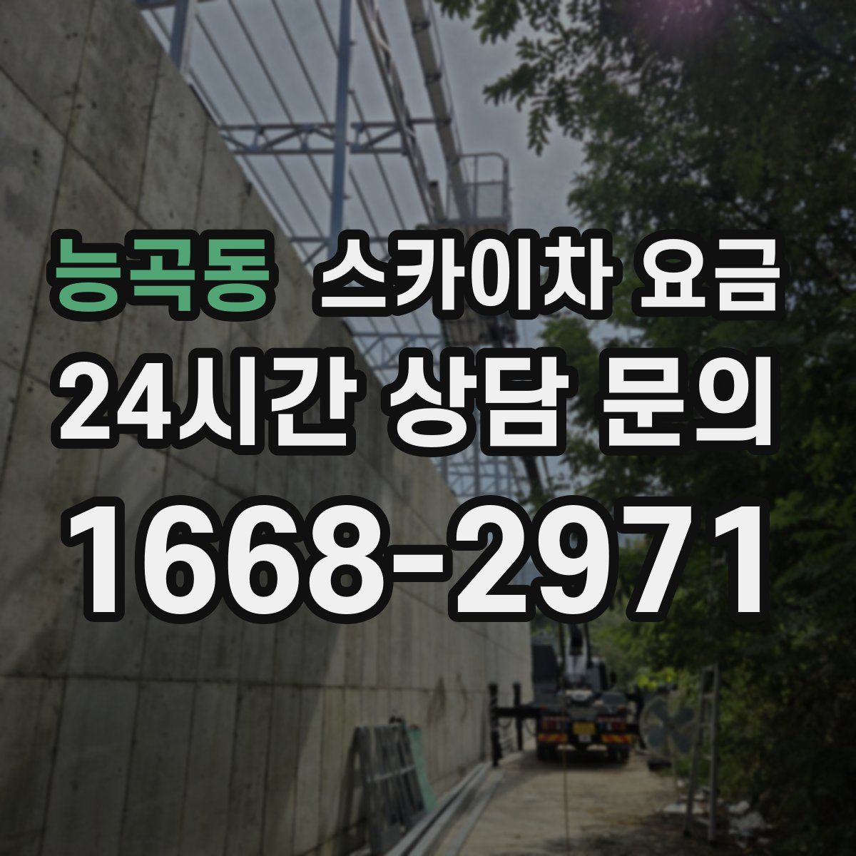 능곡동 스카이차 요금