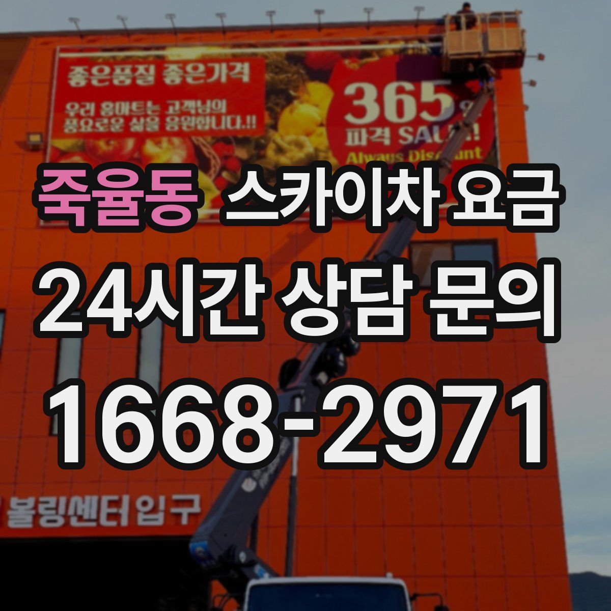 죽율동 스카이차 요금