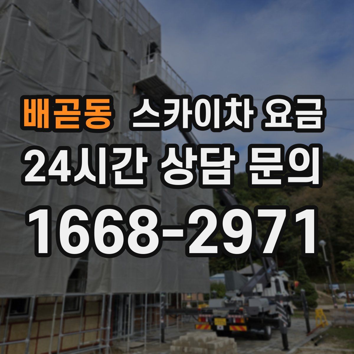 배곧동 스카이차 요금