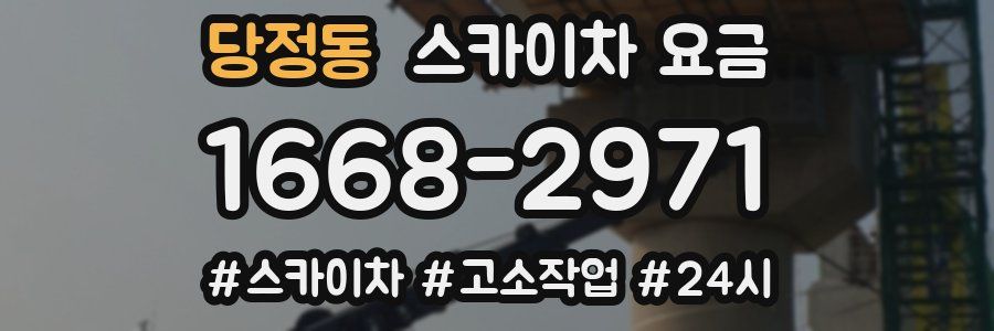 당정동 스카이차 요금