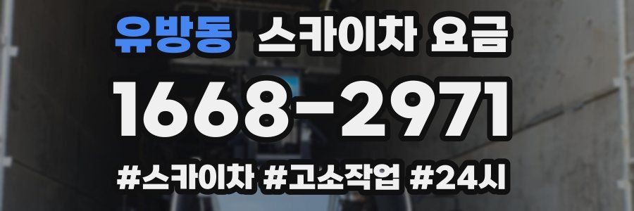 유방동 스카이차 요금