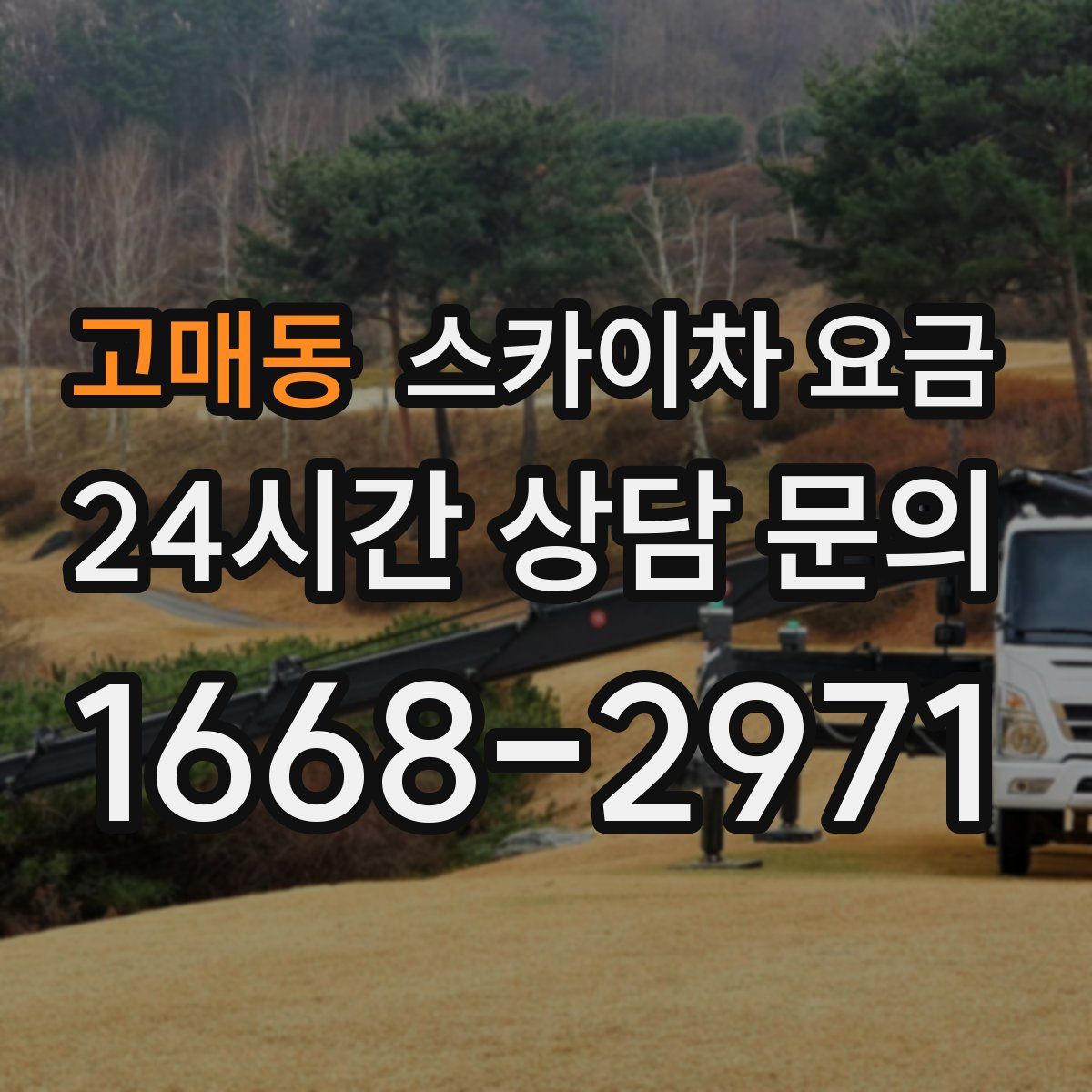 고매동 스카이차 요금