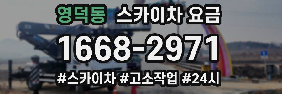 영덕동 스카이차 요금