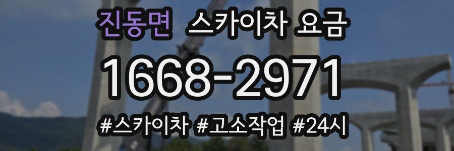 진동면 스카이차 요금