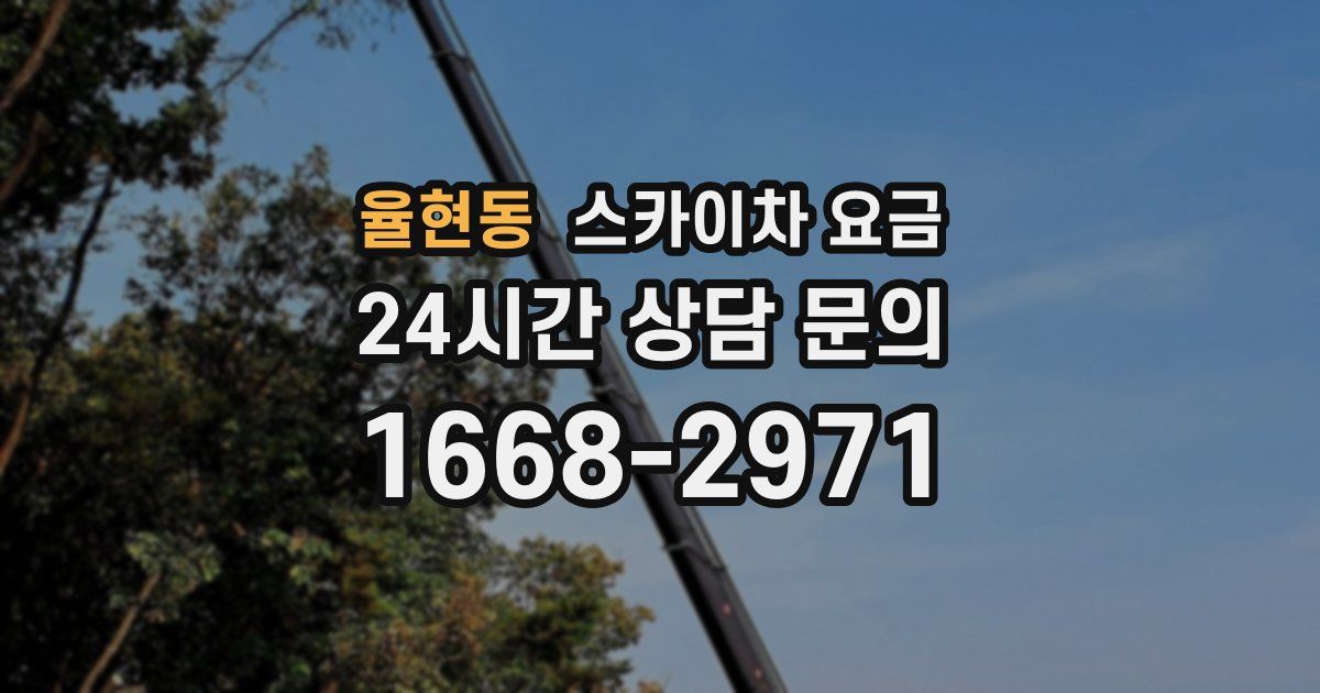율현동 스카이차 요금