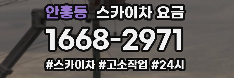 안흥동 스카이차 요금