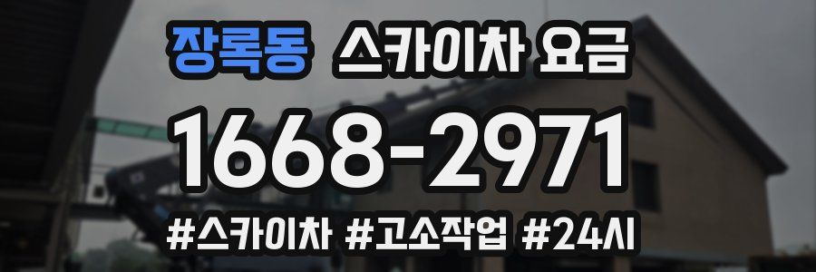 장록동 스카이차 요금
