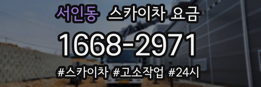 서인동 스카이차 요금