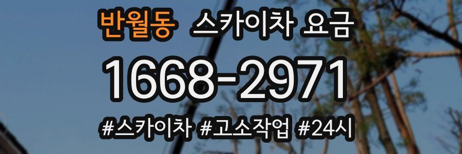 반월동 스카이차 요금