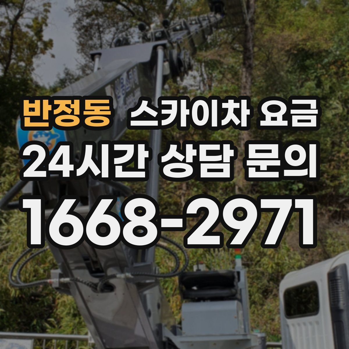 반정동 스카이차 요금