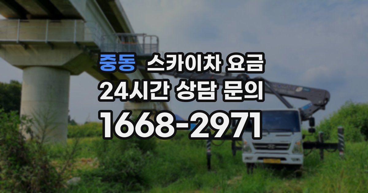 중동 스카이차 요금