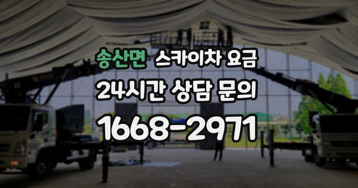 송산면 스카이차 요금