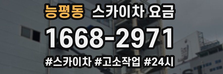 능평동 스카이차 요금