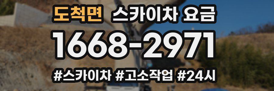 도척면 스카이차 요금