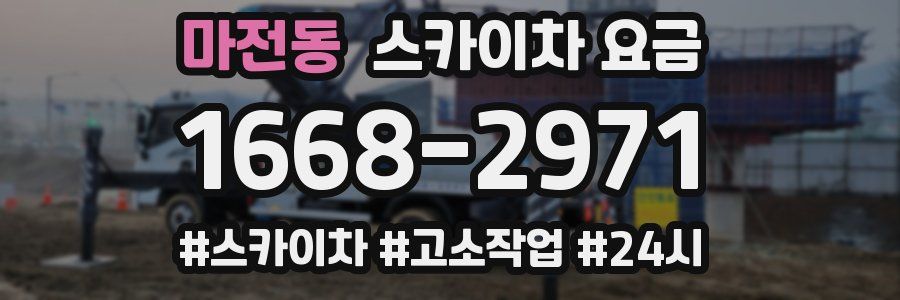 마전동 스카이차 요금