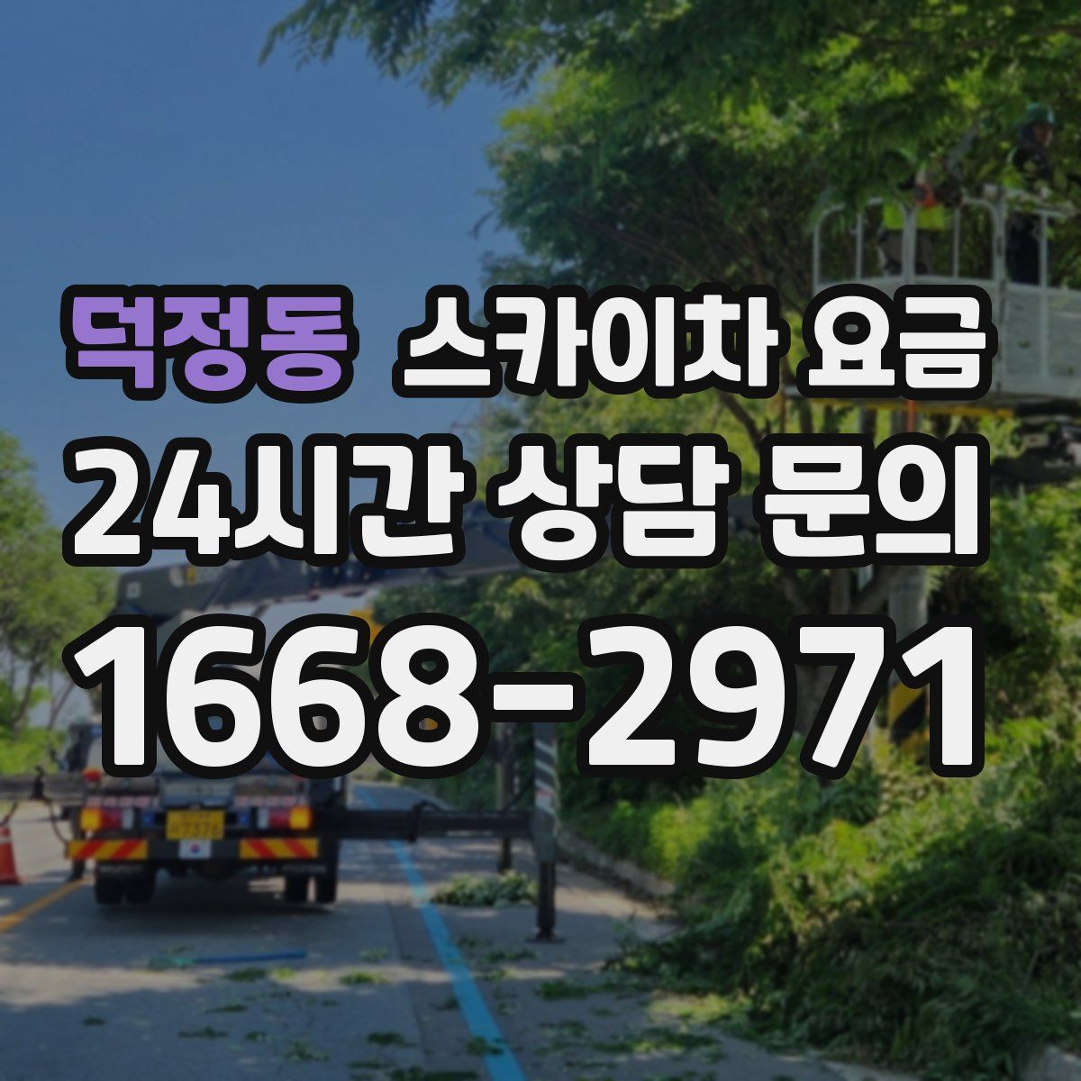 덕정동 스카이차 요금