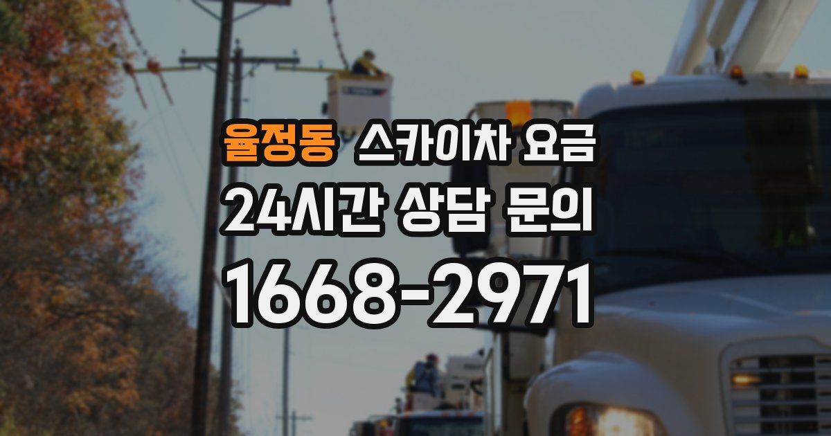 율정동 스카이차 요금