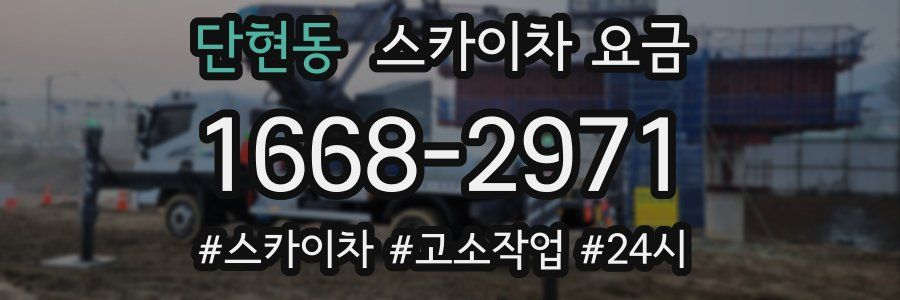 단현동 스카이차 요금