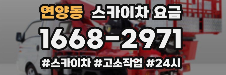 연양동 스카이차 요금