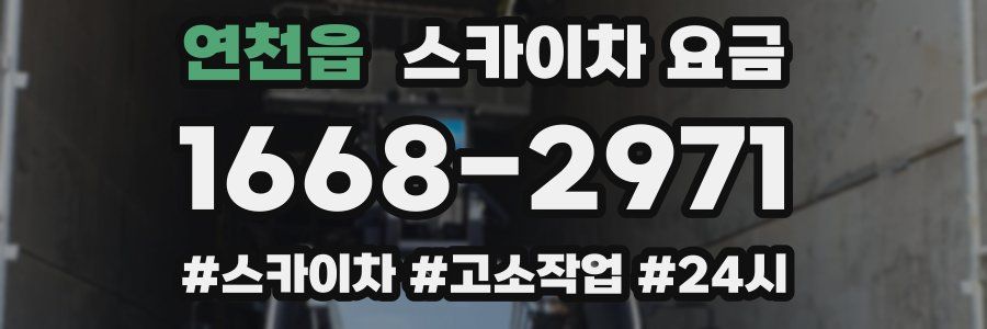 연천읍 스카이차 요금