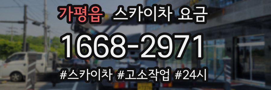 가평읍 스카이차 요금