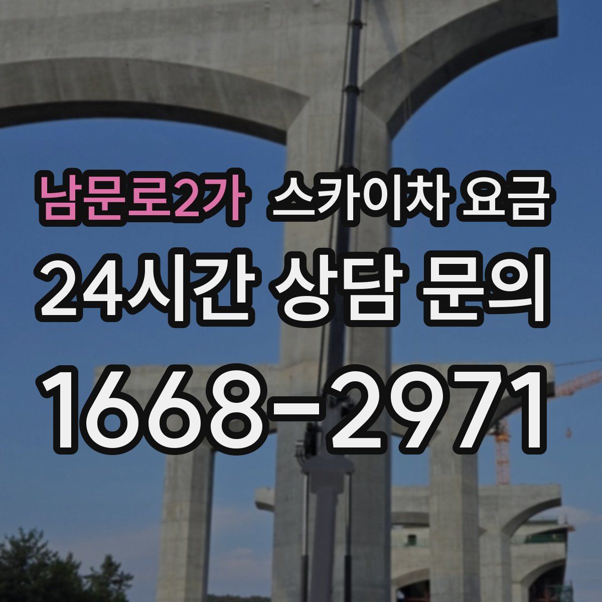 남문로2가 스카이차 요금