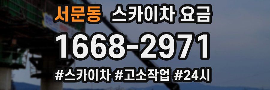 서문동 스카이차 요금