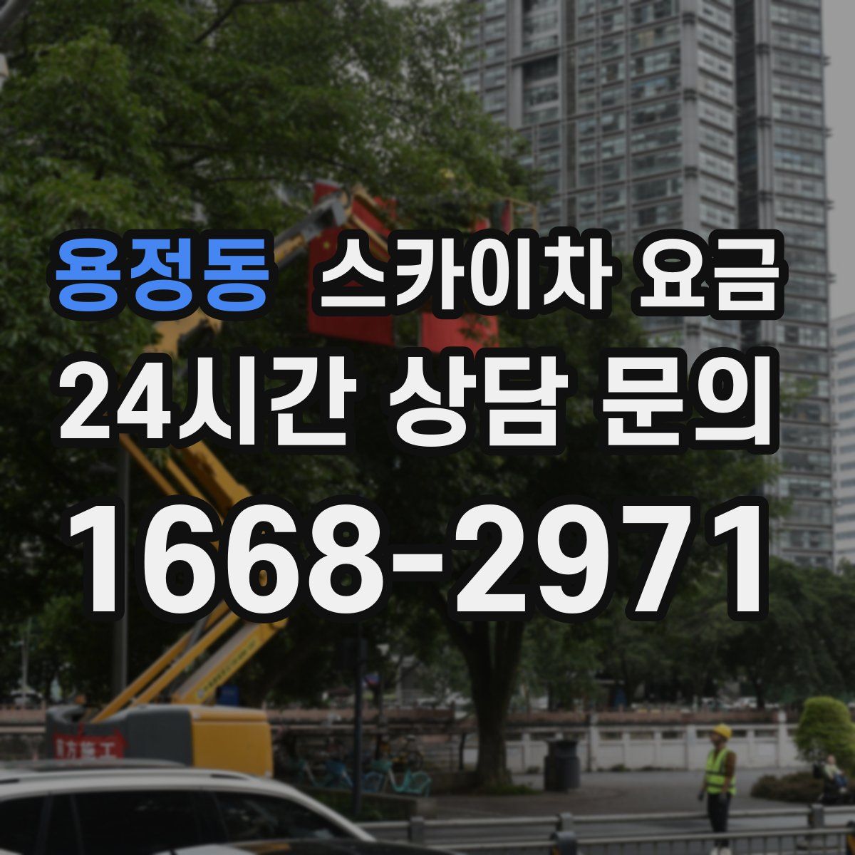 용정동 스카이차 요금