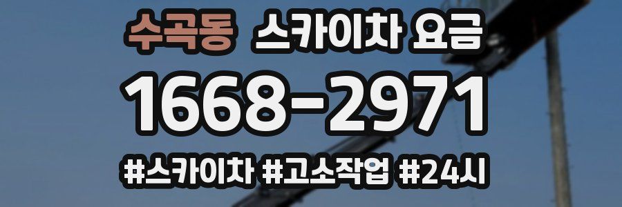 수곡동 스카이차 요금