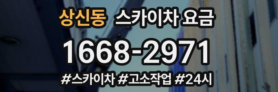 상신동 스카이차 요금
