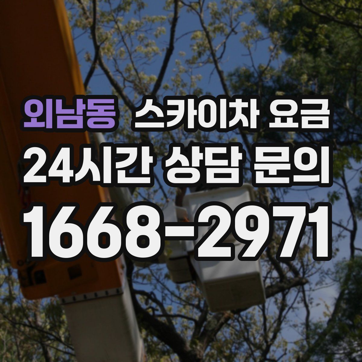 외남동 스카이차 요금