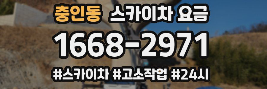 충인동 스카이차 요금