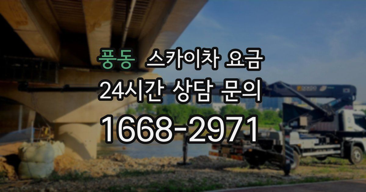 풍동 스카이차 요금