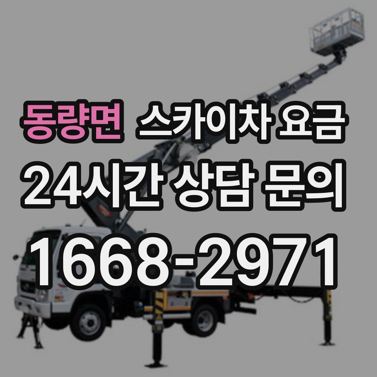 동량면 스카이차 요금