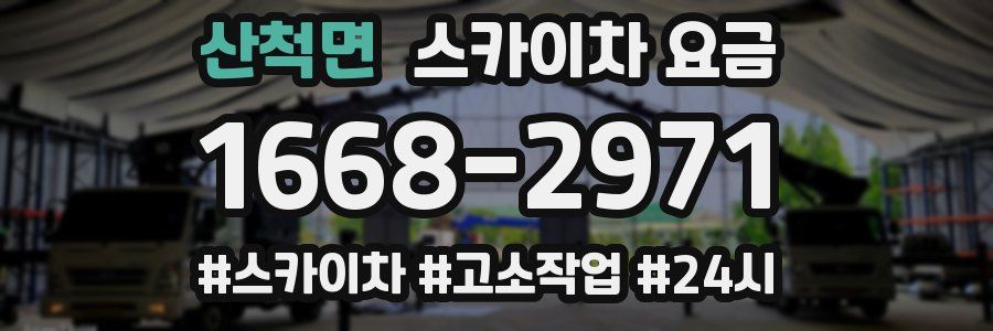산척면 스카이차 요금