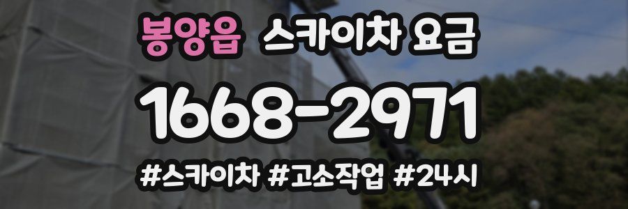 봉양읍 스카이차 요금