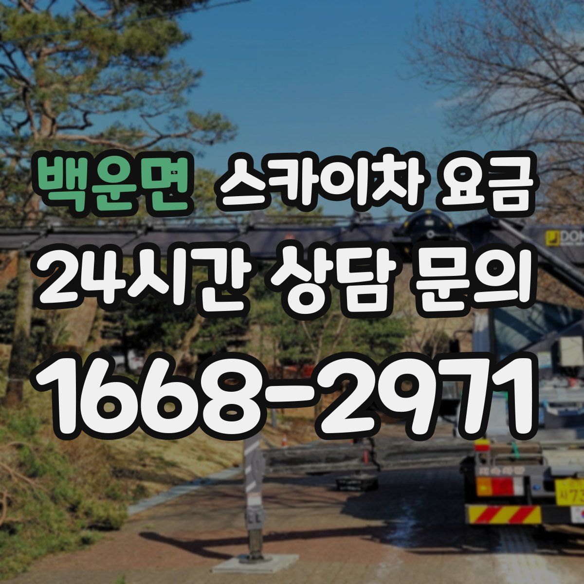 백운면 스카이차 요금