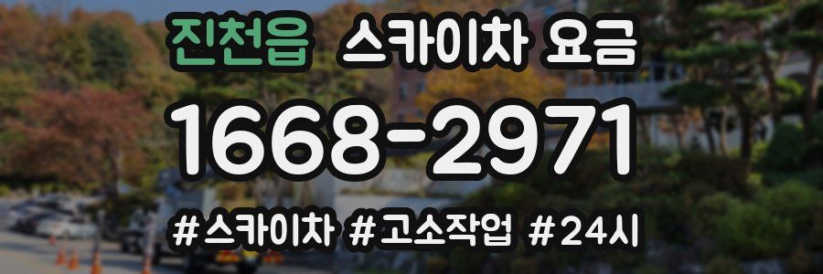 진천읍 스카이차 요금